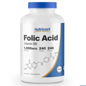 ACIDO FOLICO - 240 TABLETAS - NUTRICOST