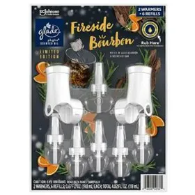 Producto AMBIENTADOR GLADE "FIRESIDE BOURBON" 2 EN. 6 REF.