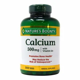 Producto CALCIO 500MG - 300 TABLETAS NATURES BOUNTY 