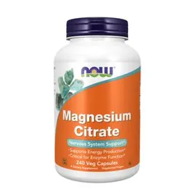 Producto CITRATO DE MAGNESIO NOW 240 CAPSULAS