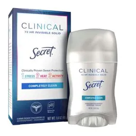 Producto DESODORANTE CLINICO "COMPLETLY CLEAN"  SECRET 45G