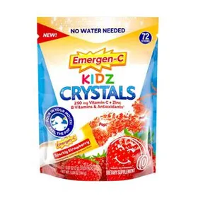 EMERGEN-C KIDZ CRYSTALS  VITAMINA C + ZINC 72UND