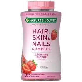 HAIR SKIN NAILS 230 GUMMIES - NATURES BOUNTY 