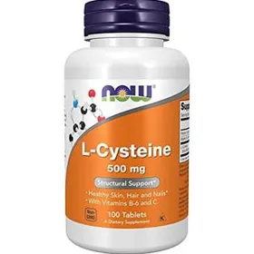 L-CYSTEINE 500MG - 100 TABLETAS - NOW 