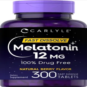 MELATONINA 12MG CARLYLE 300 TABLETAS