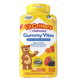 Producto MULTIVITAMINICO DIARIO PARA NIÑOS LIL CRITTERS BY VITAFUSION 300 GUMMIES