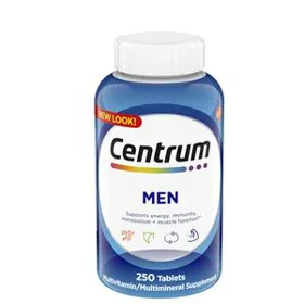 Producto MULTIVITAMINICO PARA HOMBRES CENTRUM 250 TABLETAS 