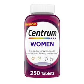 Producto MULTIVITAMINICO PARA MUJERES CENTRUM 250 TABLETAS 