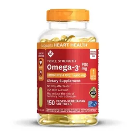 Producto OMEGA 3 900MG DE ACEITE DE PESCADO 1400MG MEMBERS MARK 150 CAP. BLANDAS