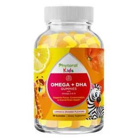 OMEGA 3  + DHA PARA NIÑOS 60 GUMMIES