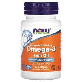 Producto OMEGA-3 NOW 30 CAPSULAS BLANDAS 