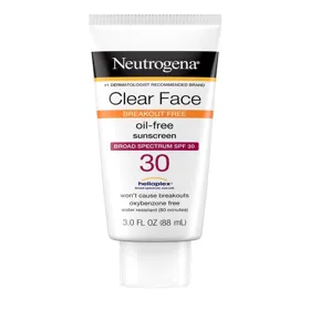 Producto PROTECTOR SOLAR CLEAR FACE NEUTROGENA SPF 30 