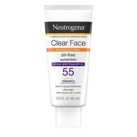 PROTECTOR SOLAR CLEAR FACE SPF 55 NEUTROGENA 