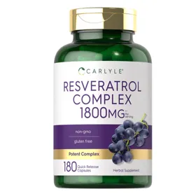 RESVERATROL COMPLEX 1800MG 180 CAPSULAS CARLYLE