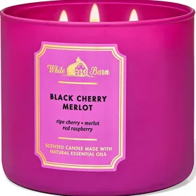 VELA AROMATICA "BLACK CHERRY MERLOT" BATH & BODY WORKS 411G