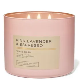 VELA AROMATICA  "PINK LAVANDER & ESPRESSO" BATH & BODY WORKS 411G