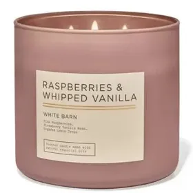 VELA AROMATICA "RASPBERRIES & WHIPPED VANILLA" BATH & BODY WORKS 411G