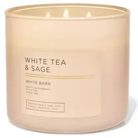 Producto VELA AROMATICA "WHITE TEA & SAGE" BATH & BODY WORKS 411G