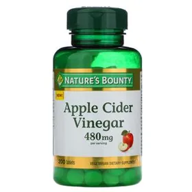 VINAGRE DE MANZANA 480 MG - NATURES BOUNTY 