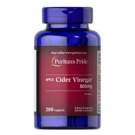 VINAGRE DE MANZANA 600MG 200 TAB PURITANS PRIDE  