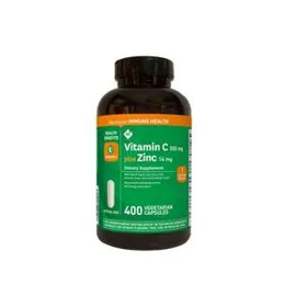 VITAMINA C 500MG CON ZINC 14MG 400 CAP M.M  