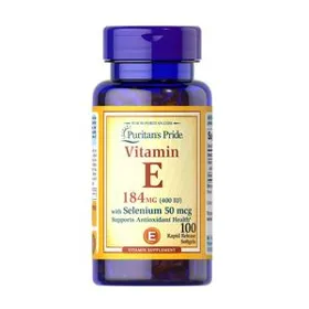 Producto VITAMINA E CON SELENIO - 100 CAP. - PURITANS PRIDE